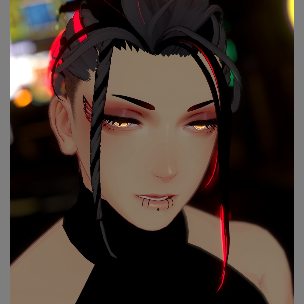 【テッキー/Techie対応】EyeblowPiercing&TonguePiercing&LipPiercing