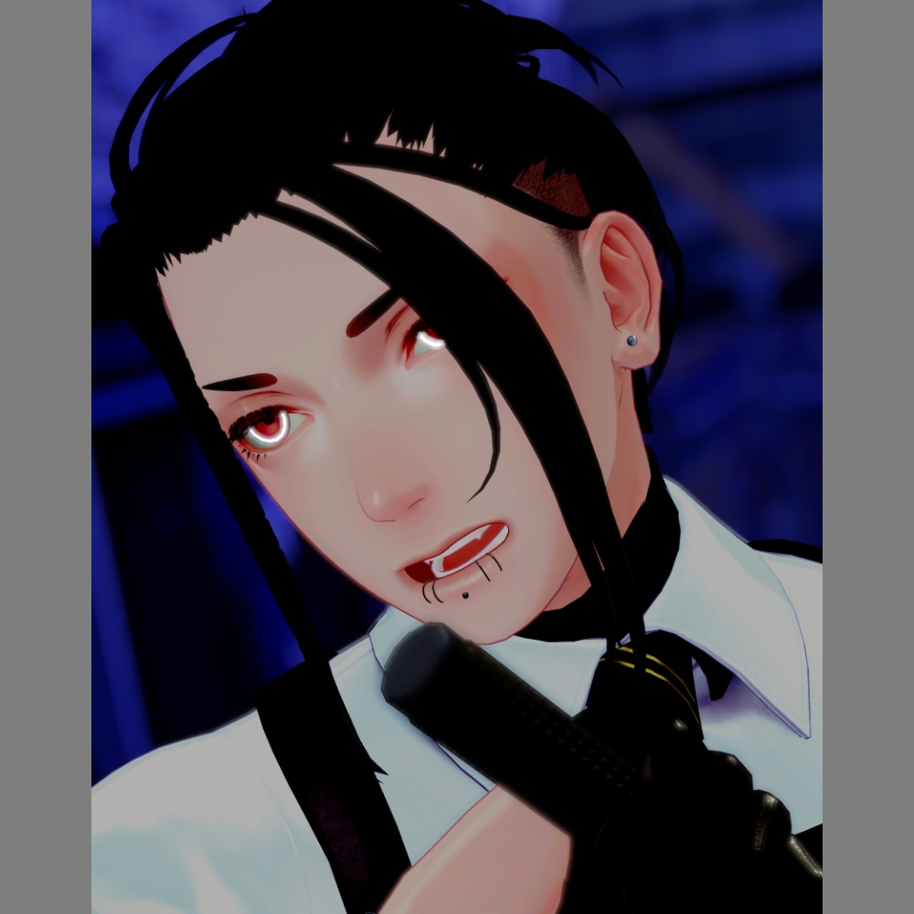 【テッキー/Techie対応】EyeblowPiercing&TonguePiercing&LipPiercing