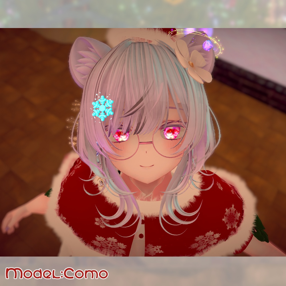 【フリーサイズ】サンタケープ&キャップ