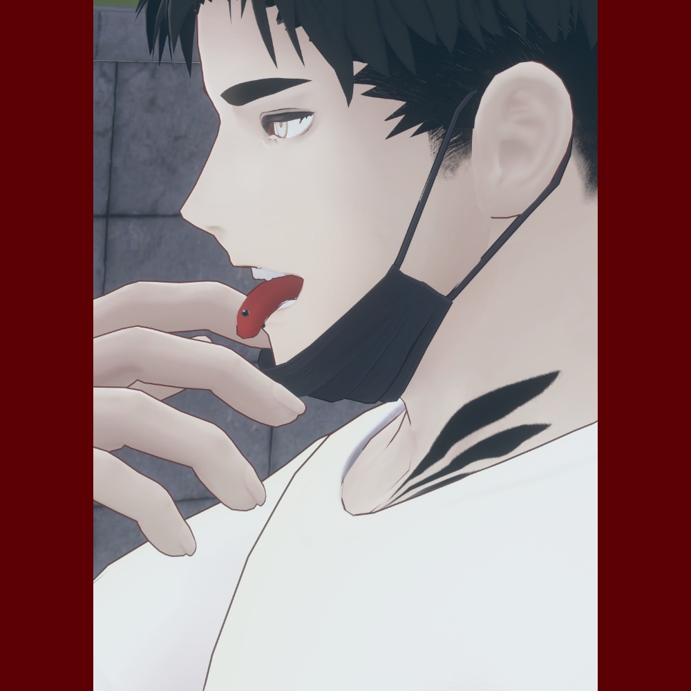 【Alies/荒洲対応】EyeblowPiercing&TonguePiercing&LipPiercing