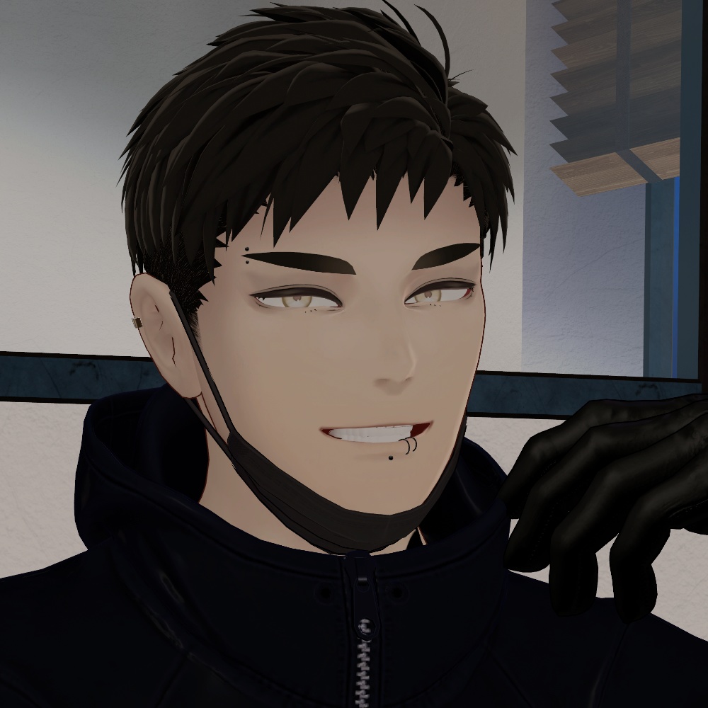 【Alies/荒洲対応】EyeblowPiercing&TonguePiercing&LipPiercing