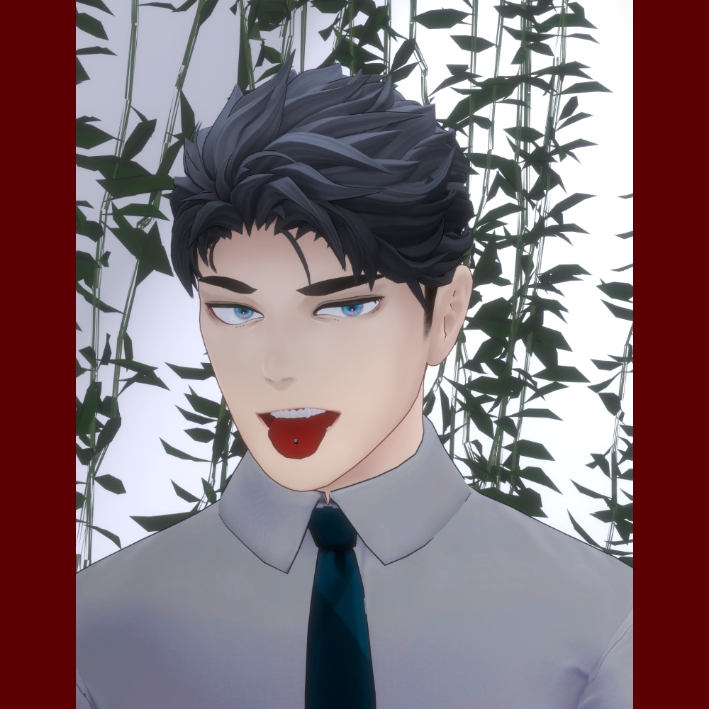 【Alies/荒洲対応】EyeblowPiercing&TonguePiercing&LipPiercing