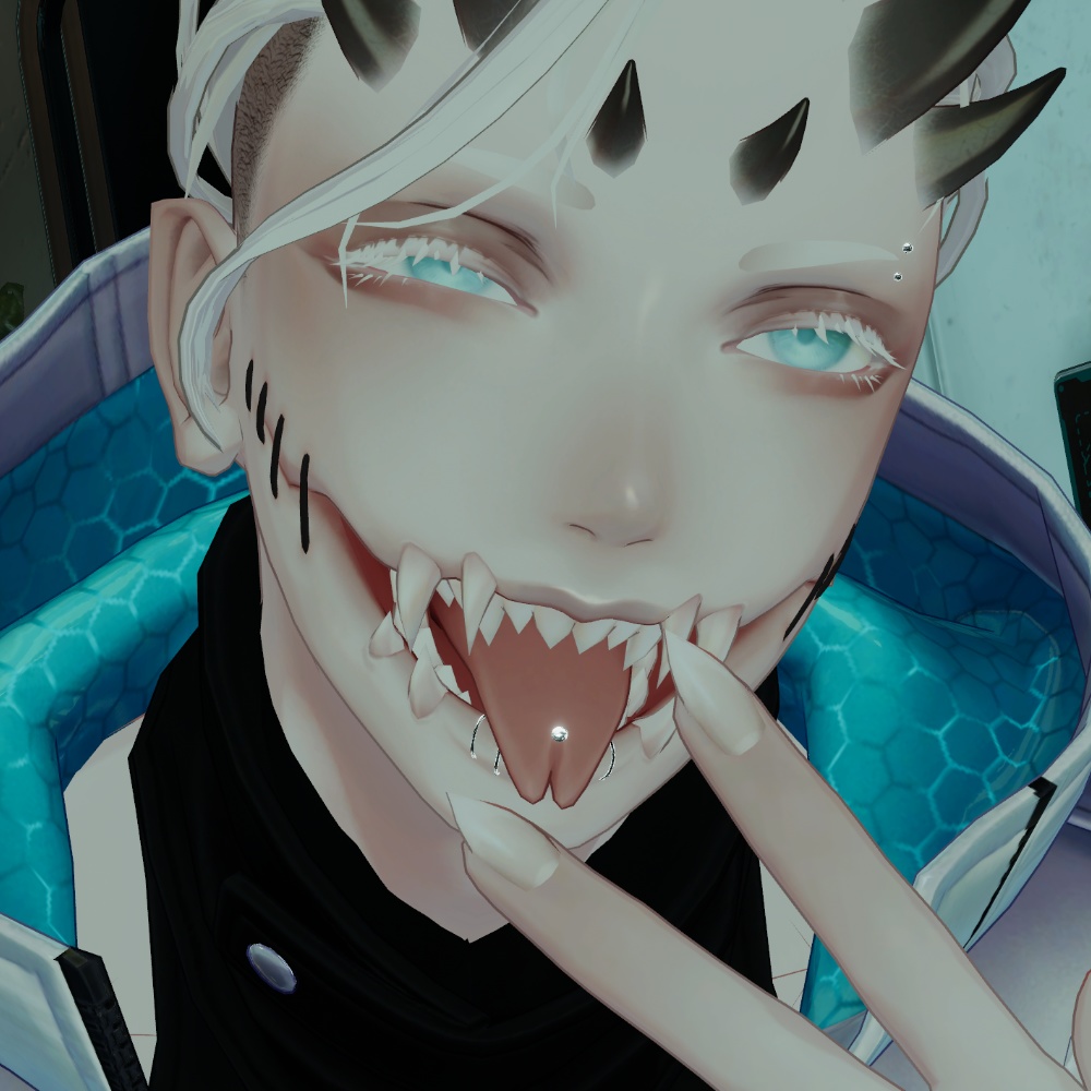 【Romad/ロマド対応】EyeblowPiercing&TonguePiercing&LipPiercing