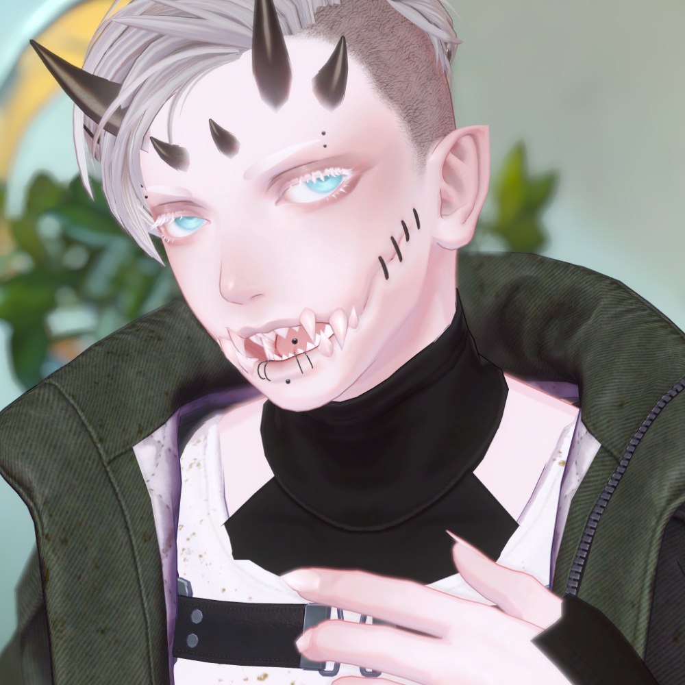 【Romad/ロマド対応】EyeblowPiercing&TonguePiercing&LipPiercing