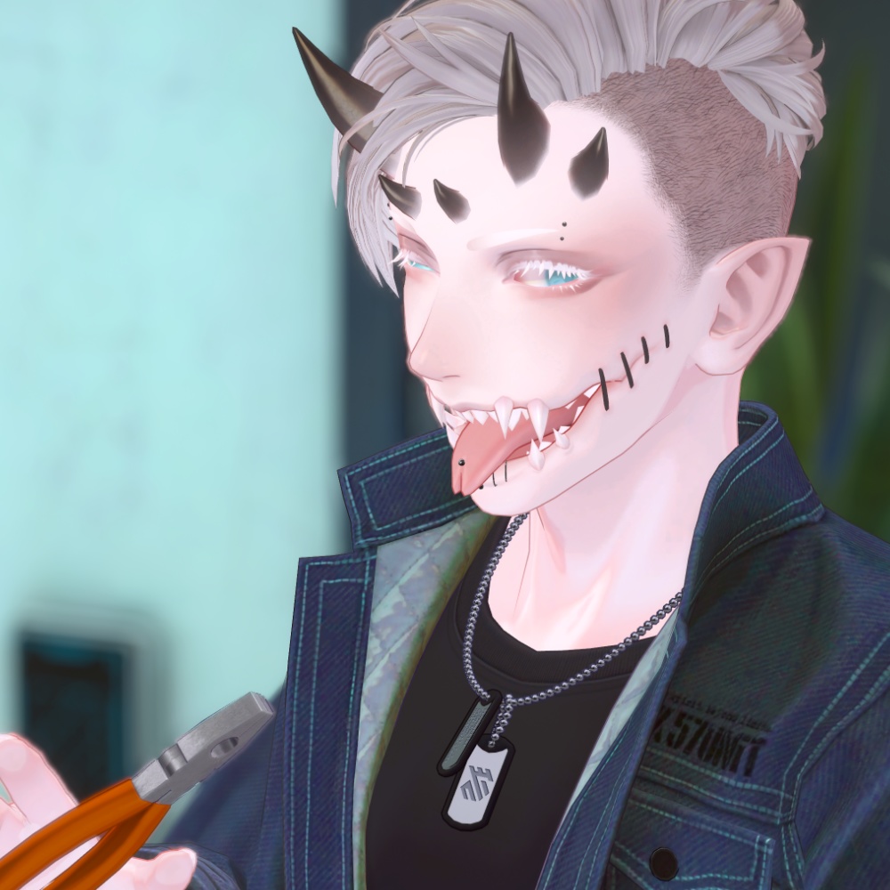 【Romad/ロマド対応】EyeblowPiercing&TonguePiercing&LipPiercing