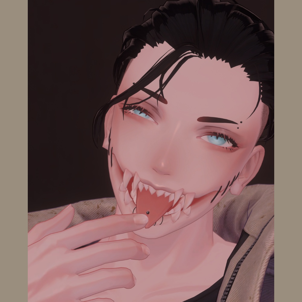 【Romad/ロマド対応】EyeblowPiercing&TonguePiercing&LipPiercing