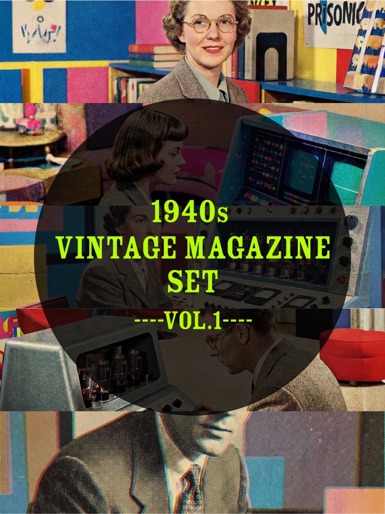 1940s vintage magazine Set ----Vol.1----