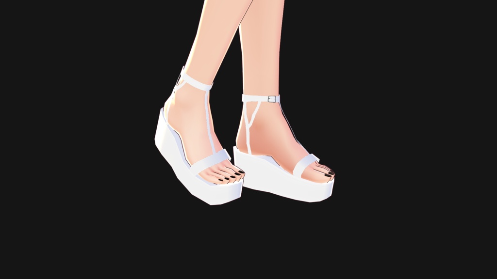 《VRoid》プラットフォームヒール | Platform Heels