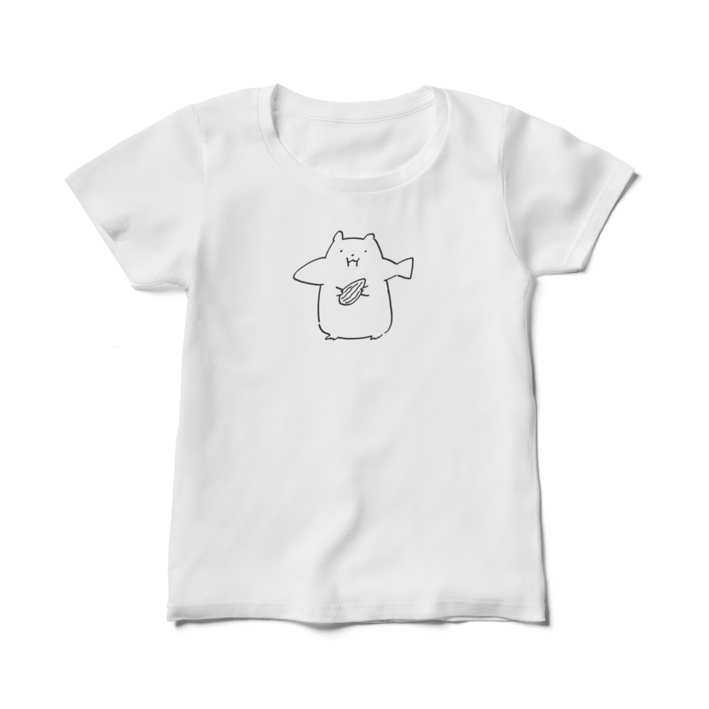 ハムスターのほおぶくろTシャツ