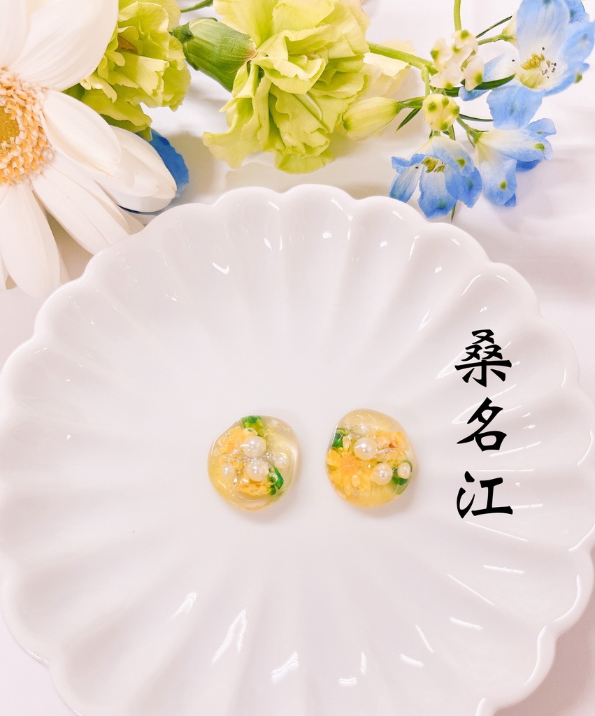 【刀剣乱舞】松井江 桑名江 イメージイヤリング ピアス