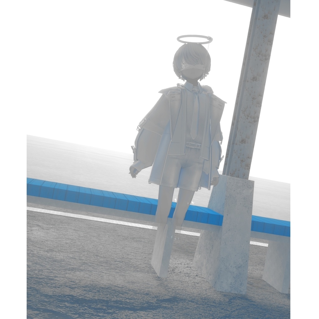 【+head専用】足透けテクスチャ-transparent_texture-