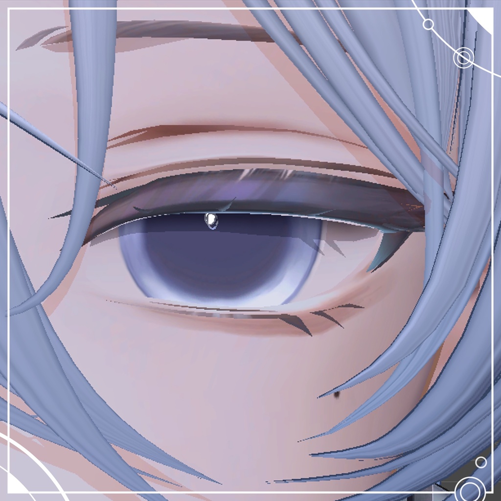 【Alué専用】まぁるい瞳テクスチャ-round_eye_texture-