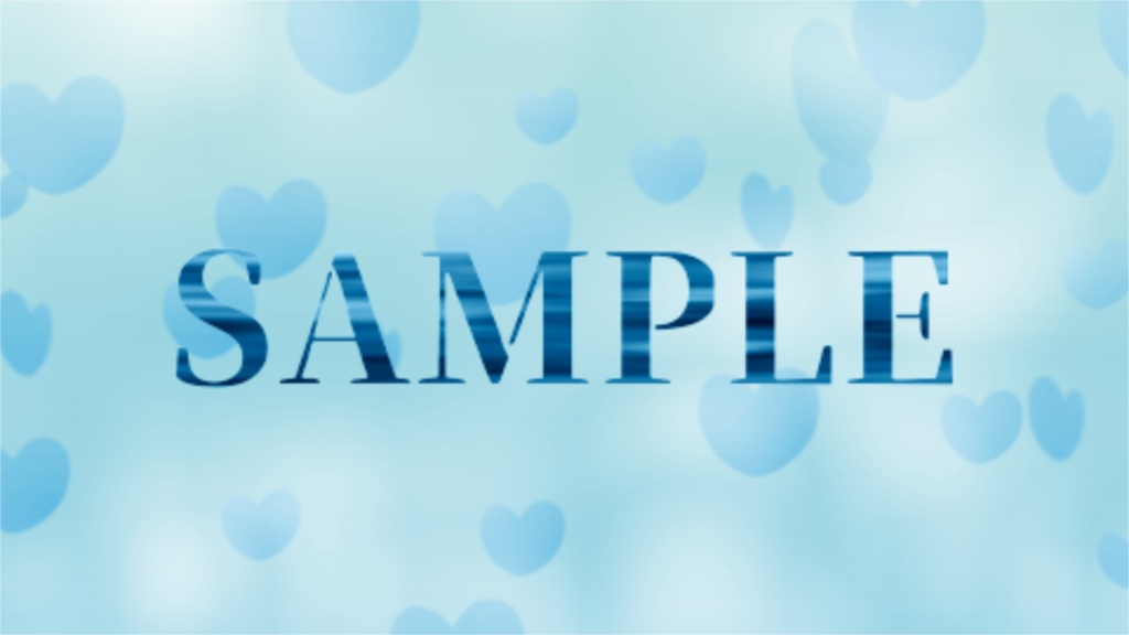 【動く背景/ループ】シンプルハート6点セット【OBS/配信/動画編集】