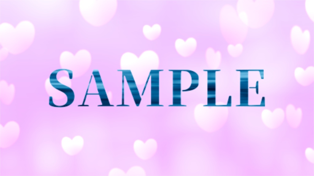 【動く背景/ループ】シンプルハート6点セット【OBS/配信/動画編集】