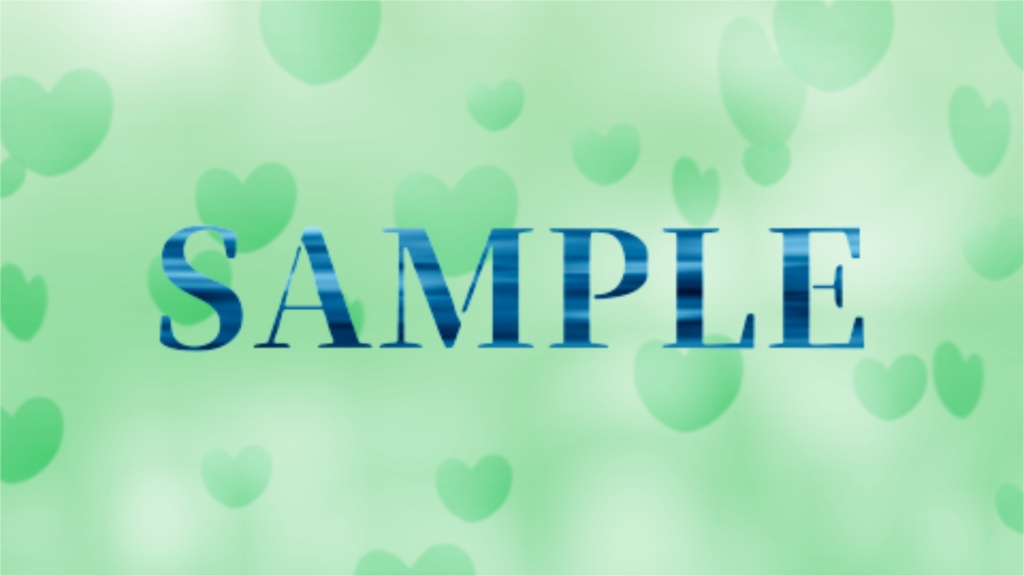 【動く背景/ループ】シンプルハート6点セット【OBS/配信/動画編集】