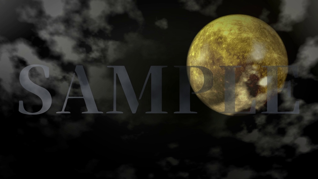 【動く背景/ループ】月夜【OBS/配信/動画編集】