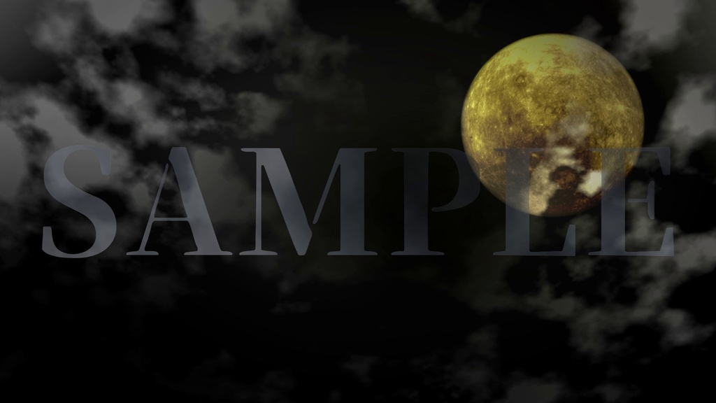 【動く背景/ループ】月夜【OBS/配信/動画編集】