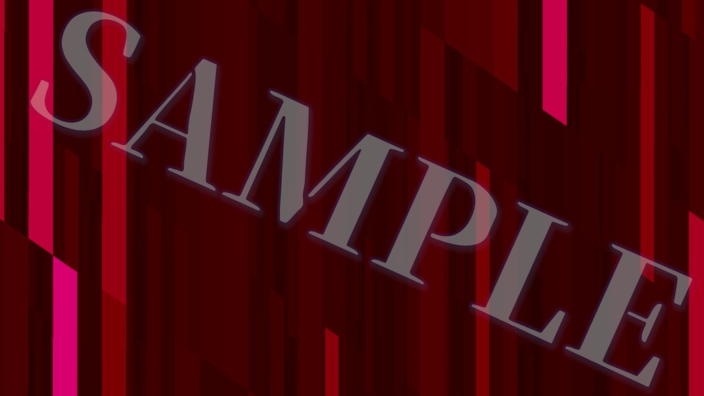 【動く背景/ループ】ランダムストライプ3種【OBS/配信/動画編集】