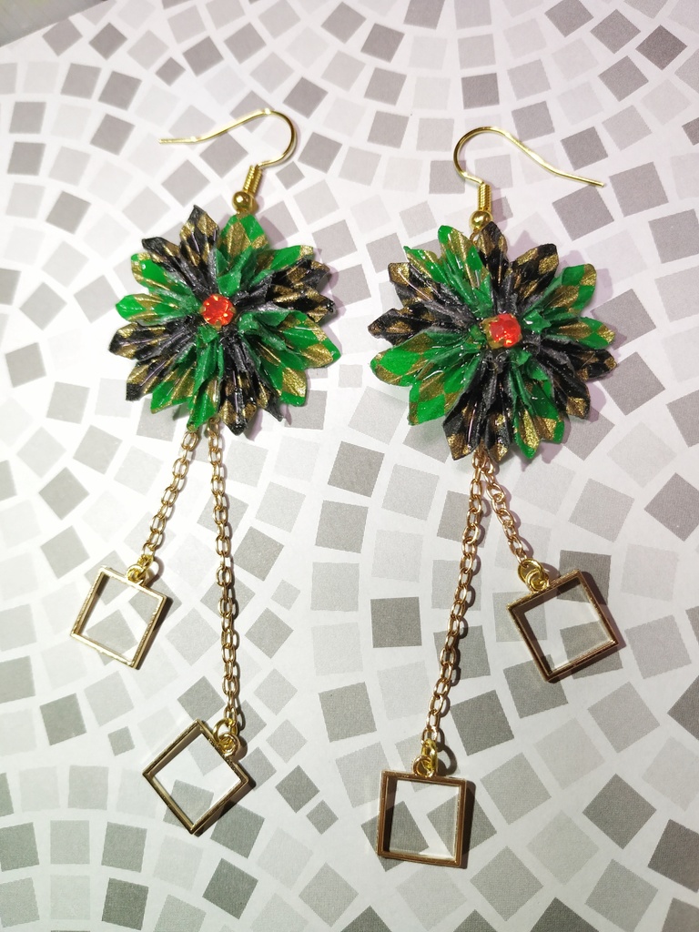 鬼滅の刃イメージピアス 竈門炭治郎 エソラゴト Booth