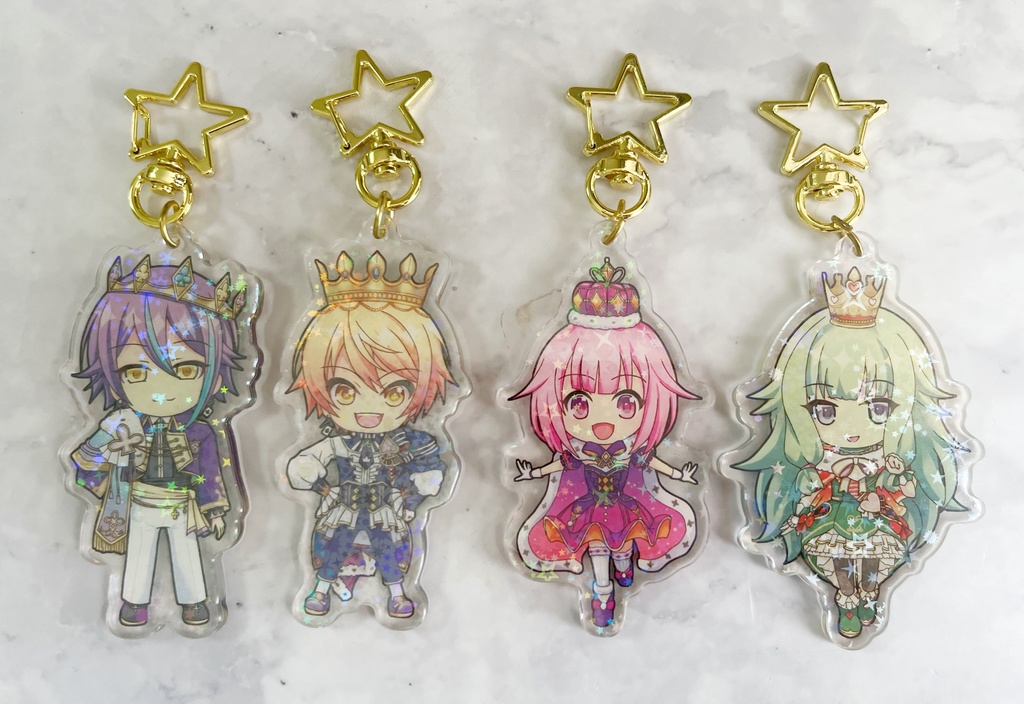 ワンダショWL両面アクキー