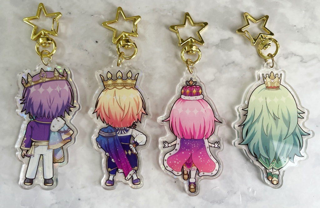 ワンダショWL両面アクキー