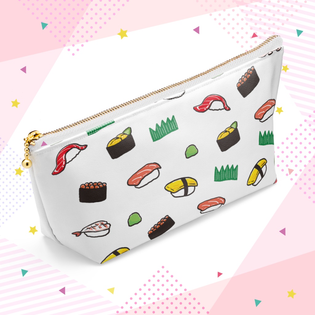 いつもお寿司といっしょポーチ