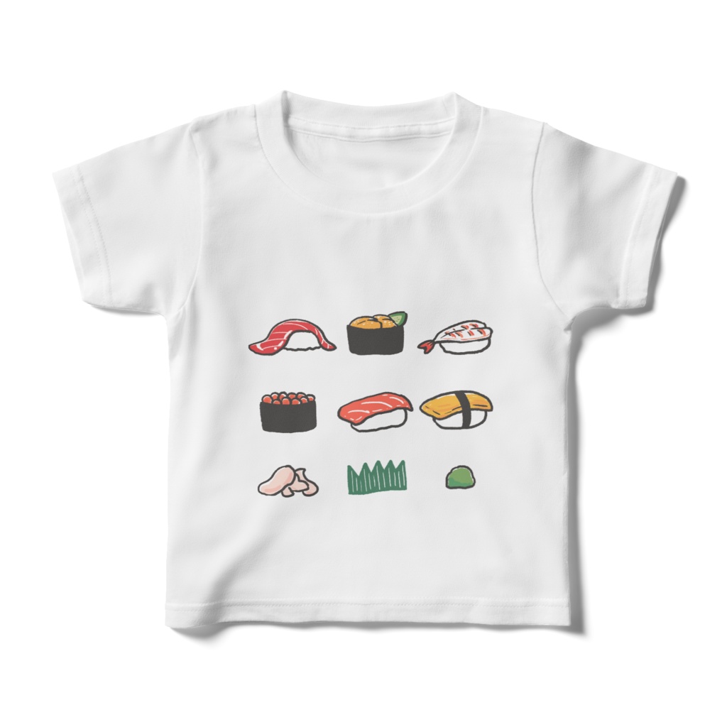 いつもお寿司といっしょキッズTシャツ