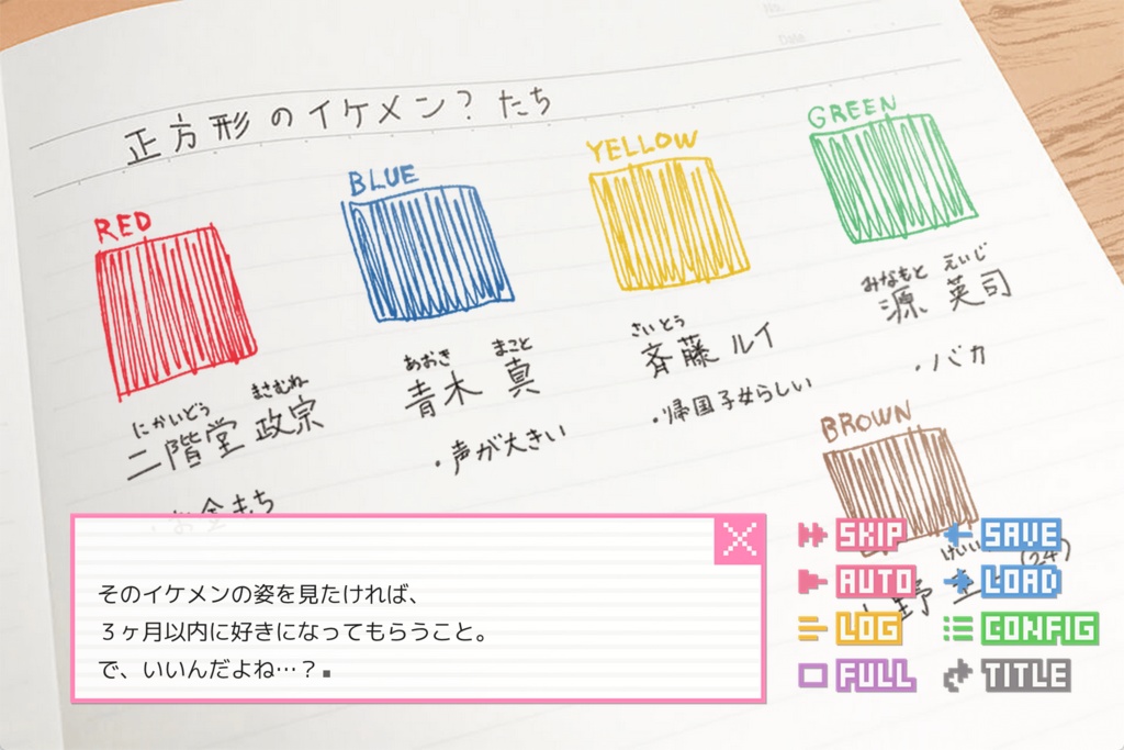 乙女ADVゲーム「ドトコイ」無料版