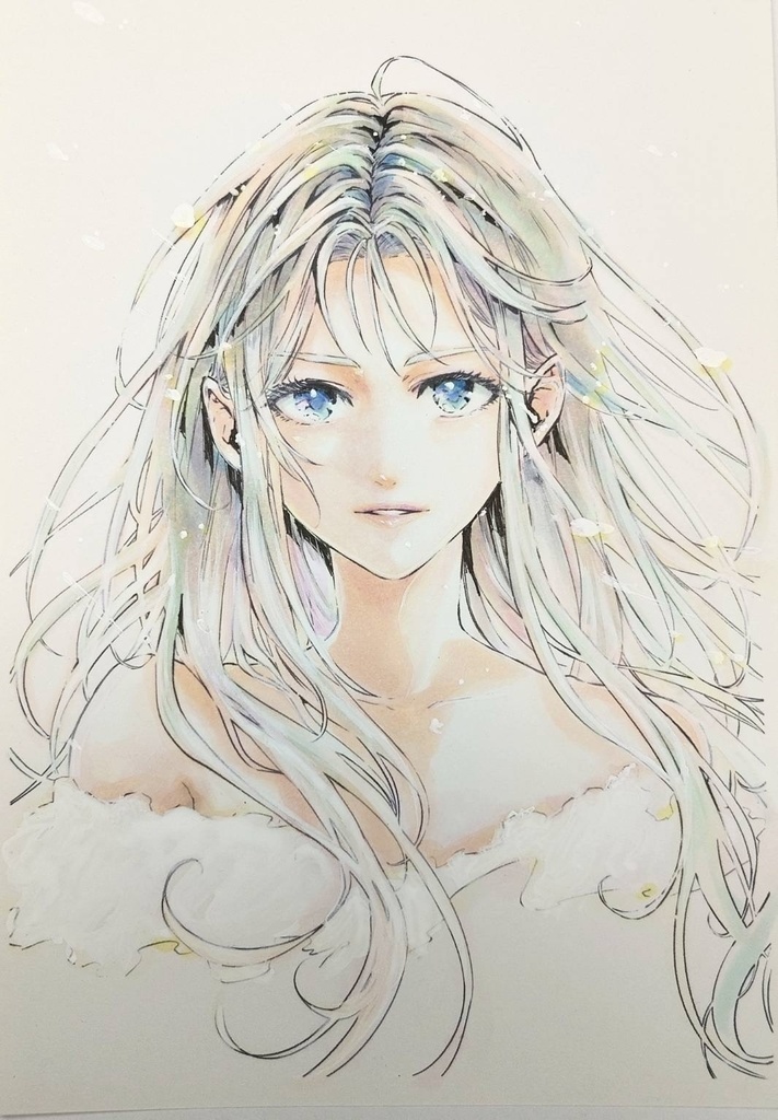 決意【ミニ手描きイラスト】