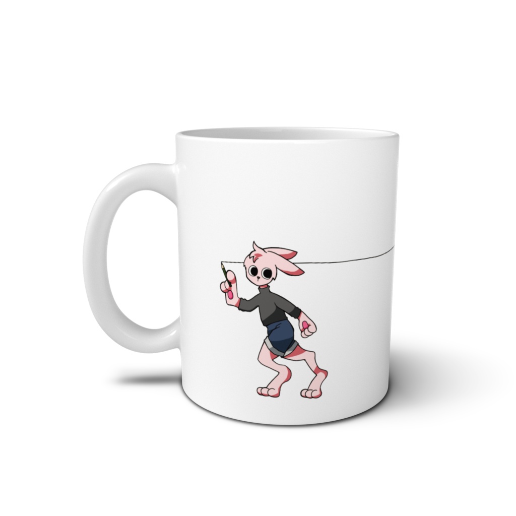 ねことうさぎのマグカップ