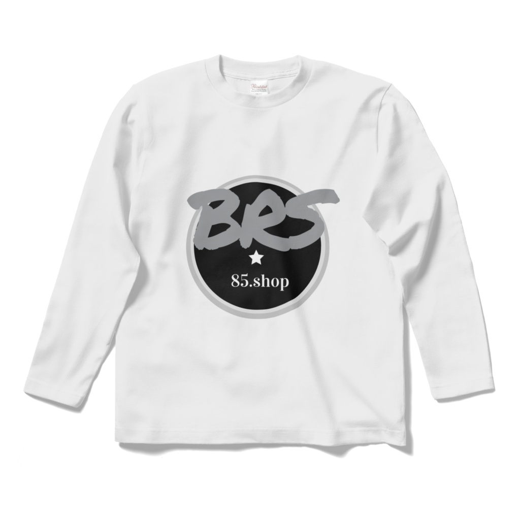 【BRS85.】ロングスリーブTシャツ グラフィックグレー