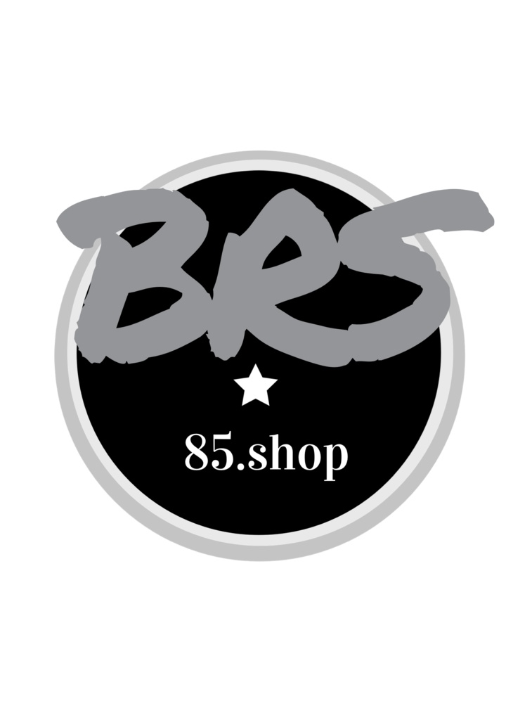 【BRS85.】両面プリントフルジップパーカー ブラック