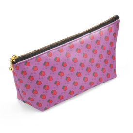 PURPLE BELLY ポーチ White/Black