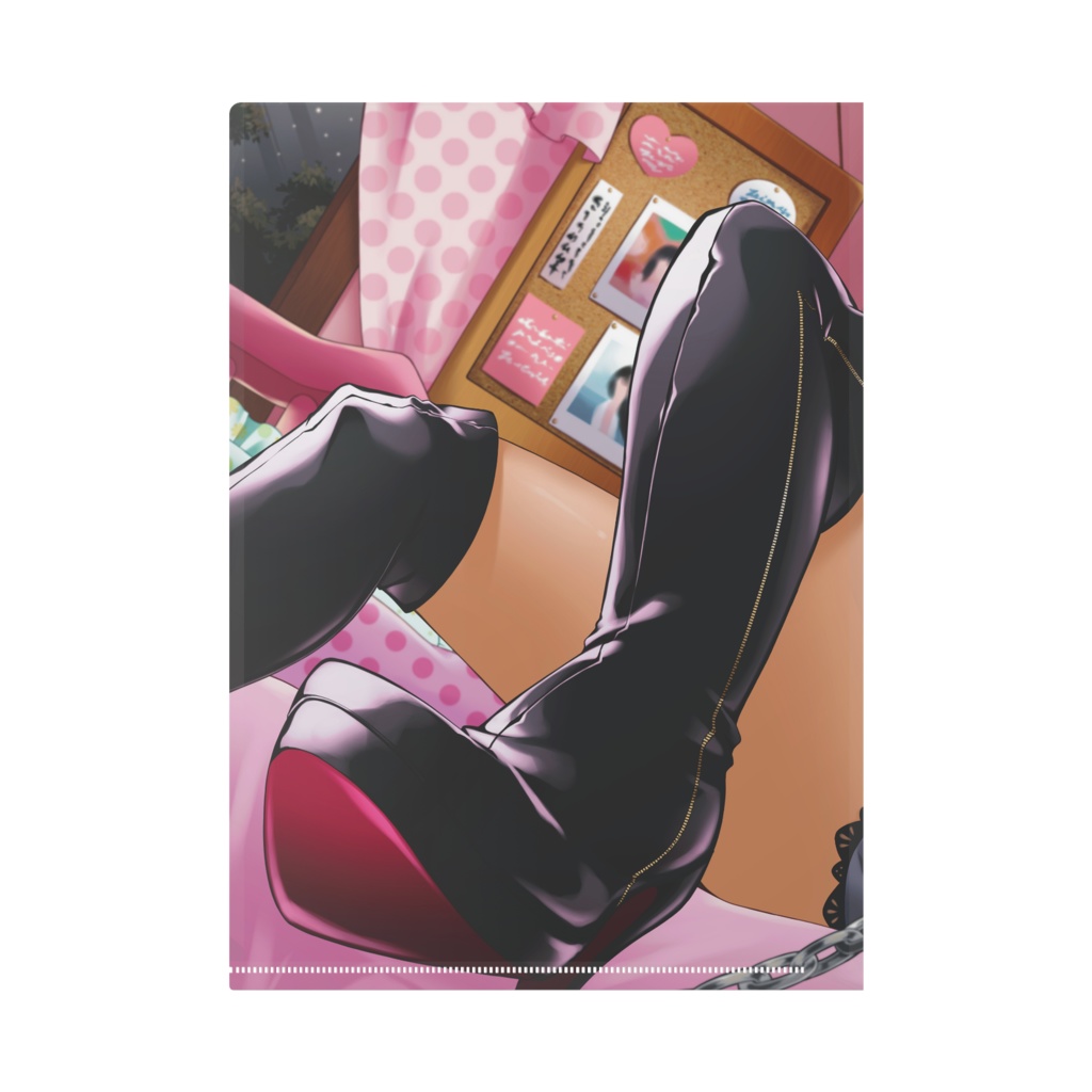 ミストレス 天江 わかな様 クリアファイル【M男のための鬼シコ絶頂支配~甘ボイスな妹さまの自虐ペット~】より