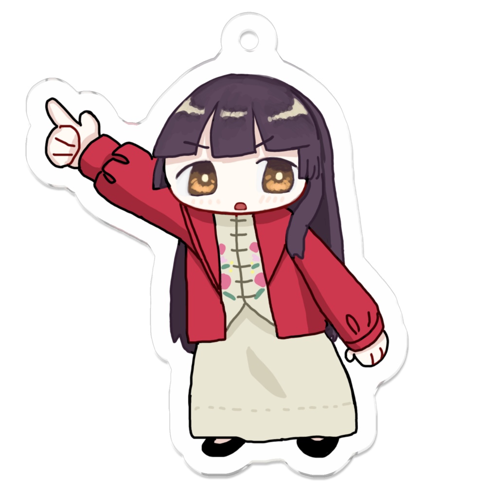 漆野凪ちゃん指差しアクリルキーホルダー