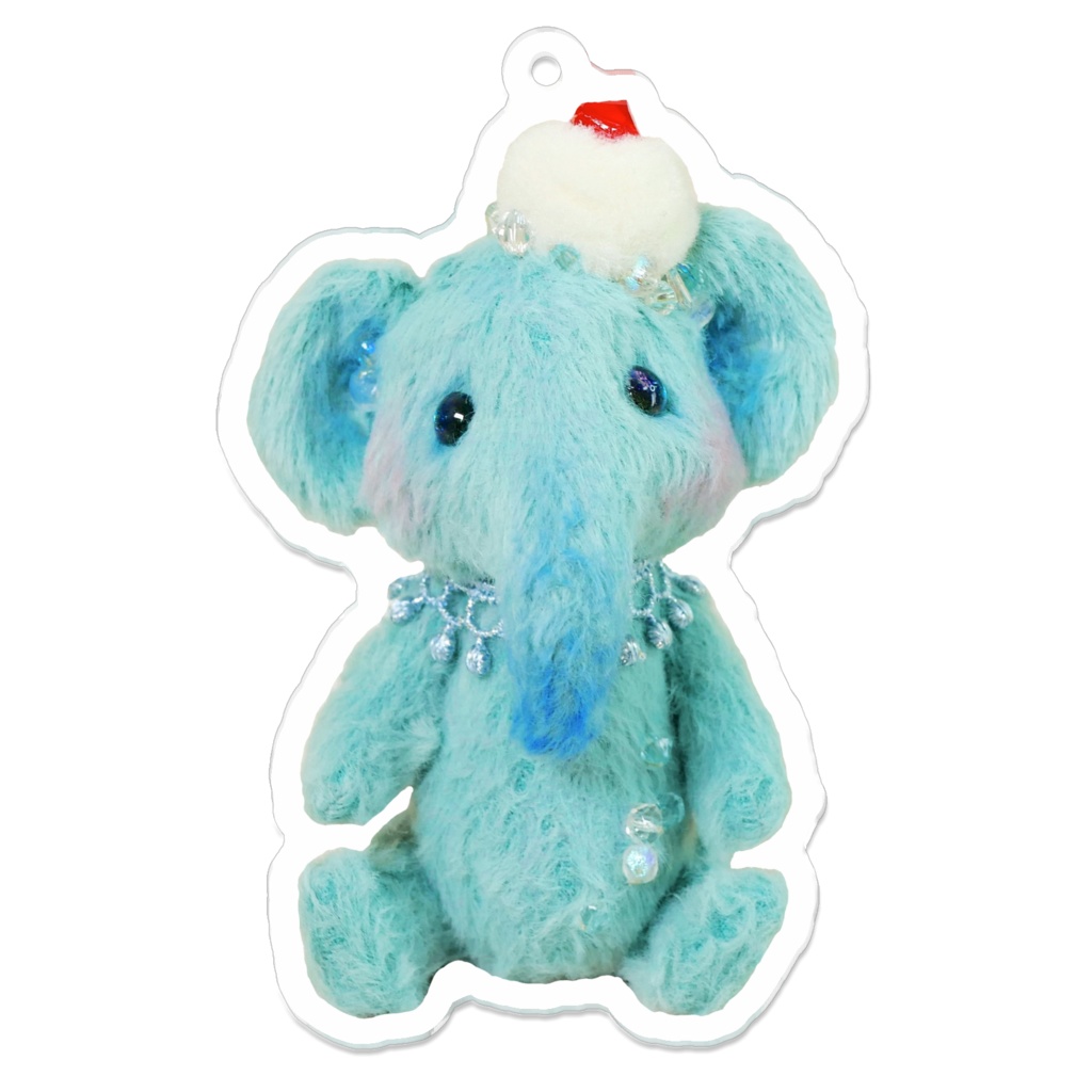 クリームソーダぞうさんのアクリルキーホルダー