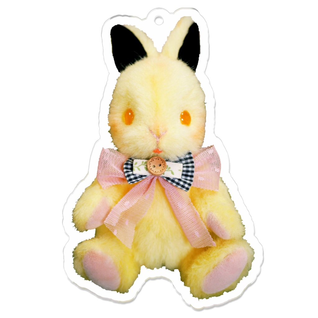 きいろうさぎさんアクリルキーホルダー