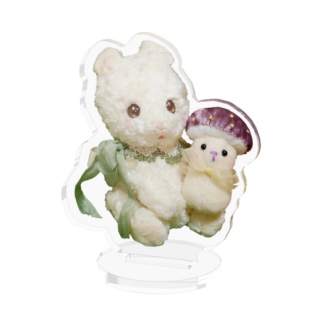 うーちゃんとキノコちゃんのアクリルスタンド