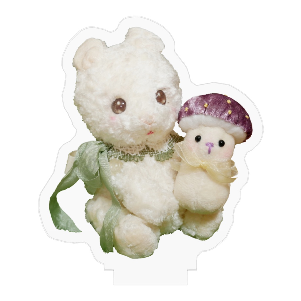 うーちゃんとキノコちゃんのアクリルスタンド