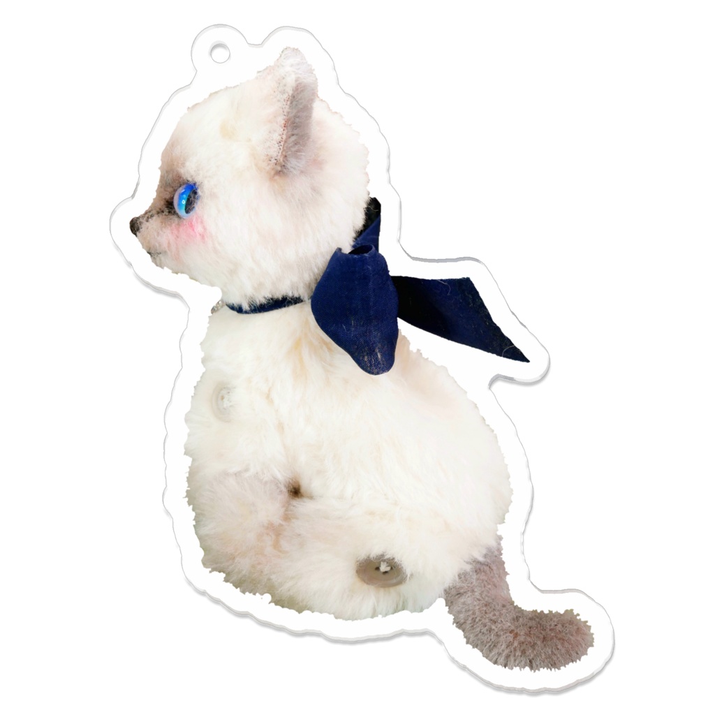 シャム猫のアクリルキーホルダー