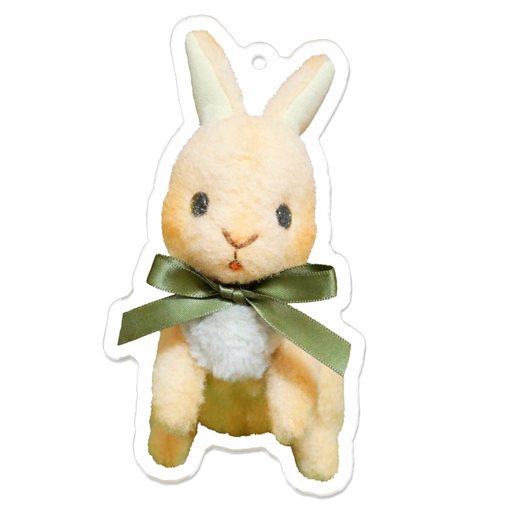 ひだまりうさぎのアクリルキーホルダー