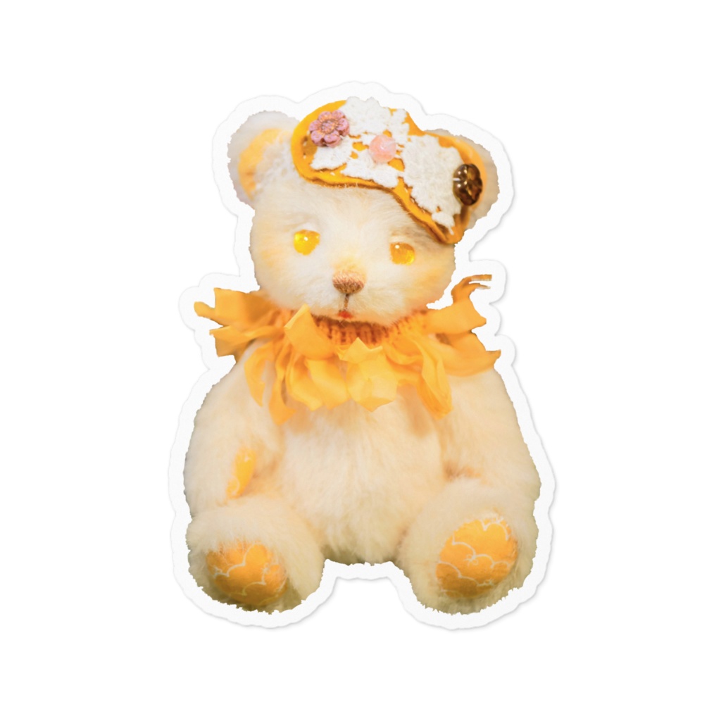 ミルクくまのステッカー