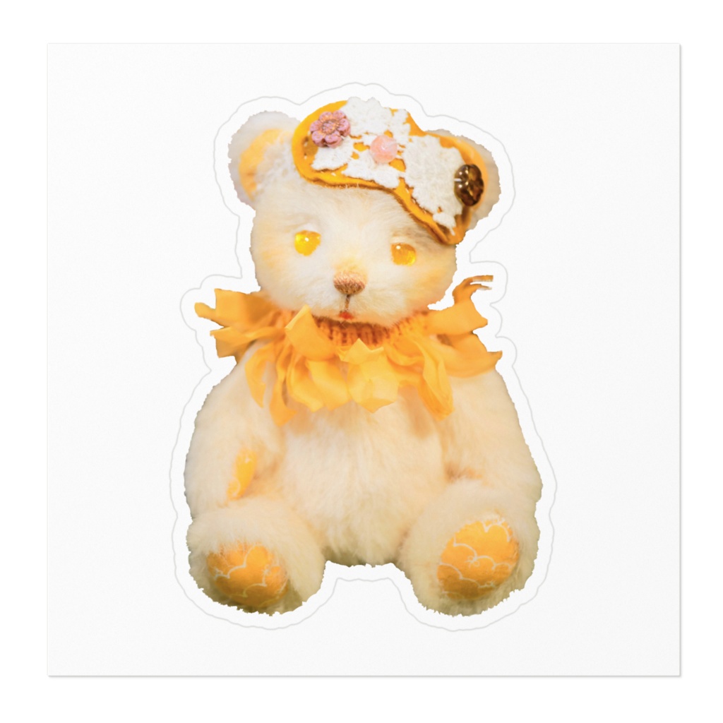 ミルクくまのステッカー