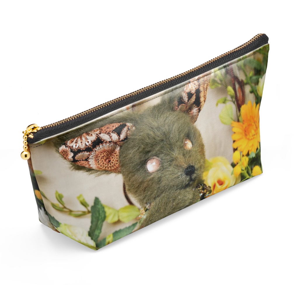 秋色コンビのポーチ