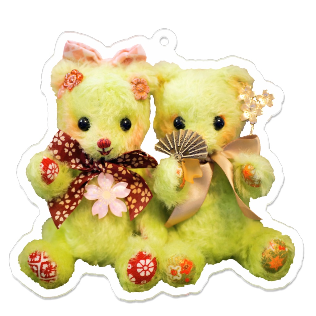 和風メロンちゃんズのアクリルキーホルダー