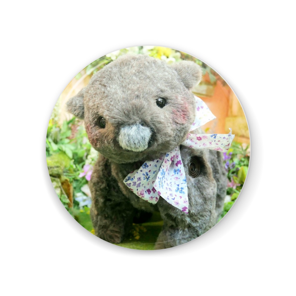 ウォンバットさんの缶ミラー