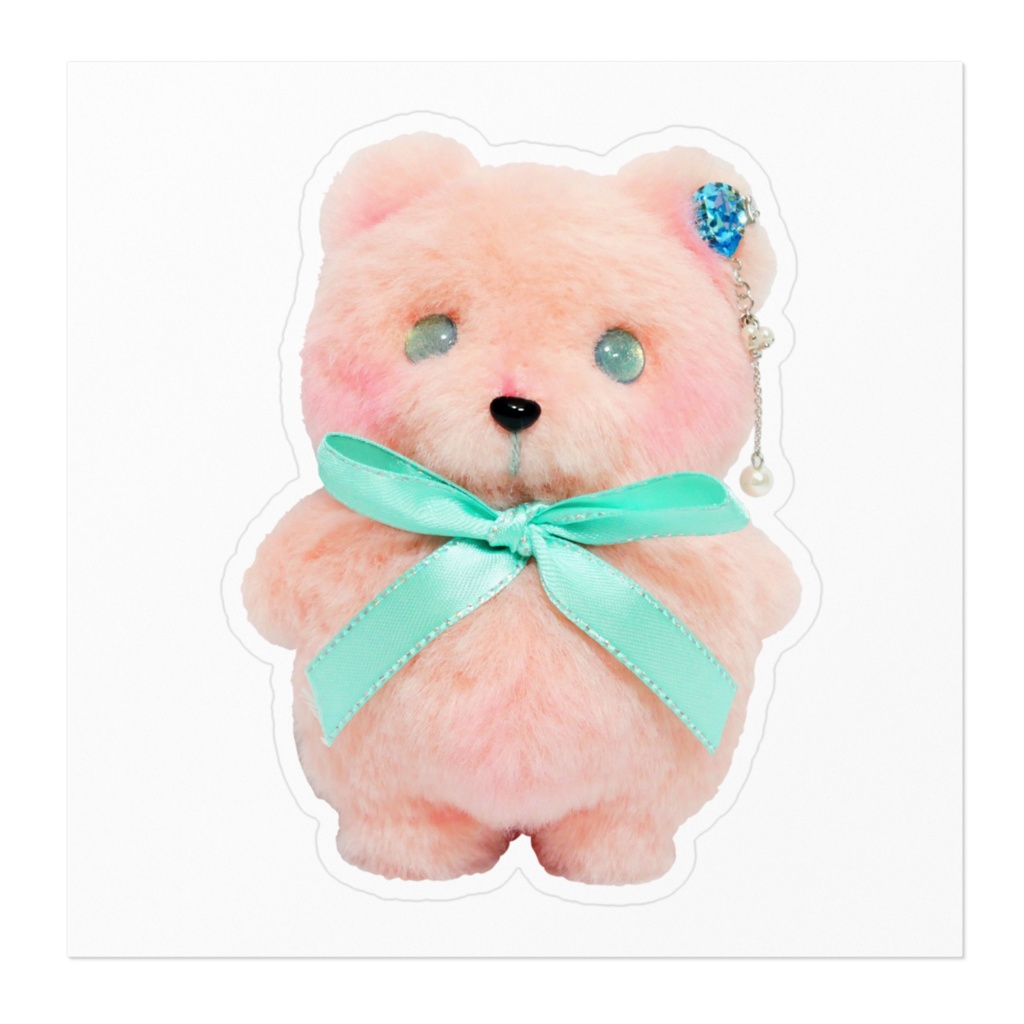 モデルくまちゃんステッカー