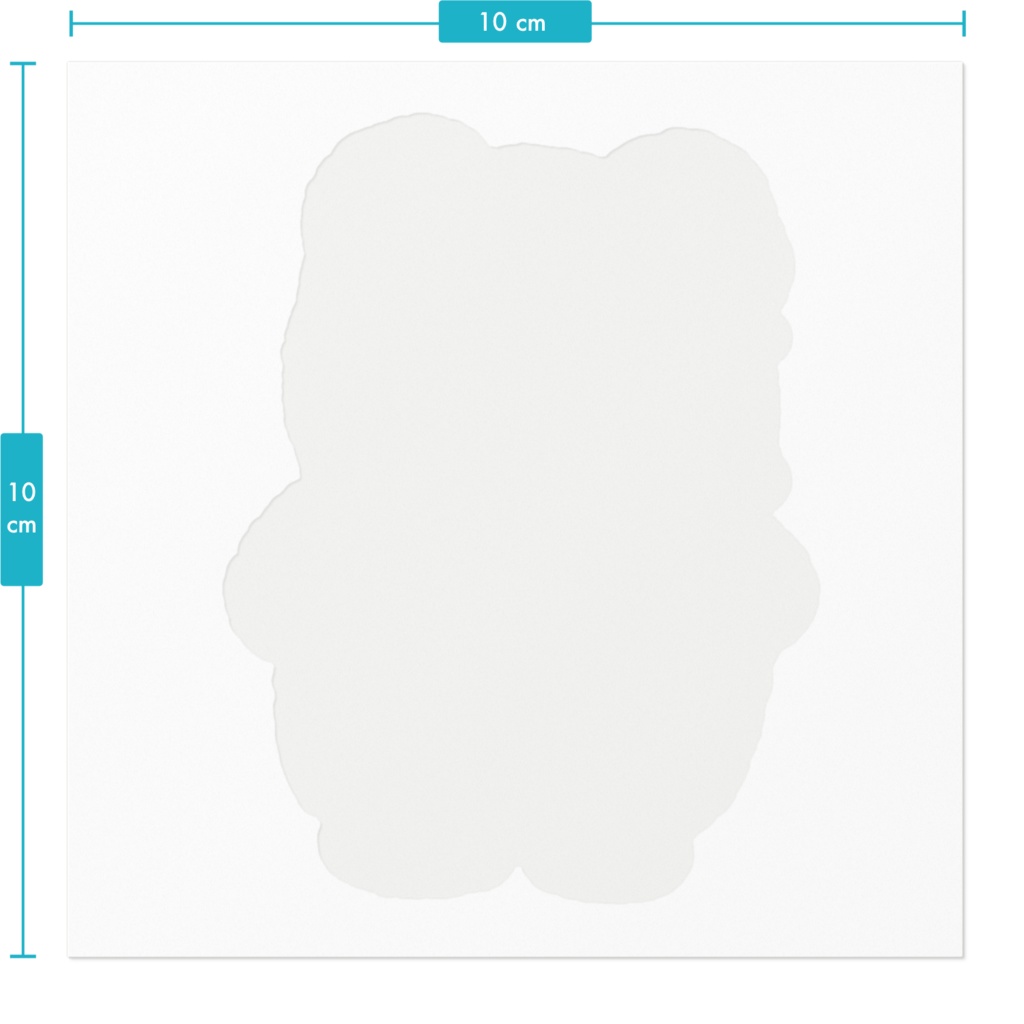 モデルくまちゃんステッカー