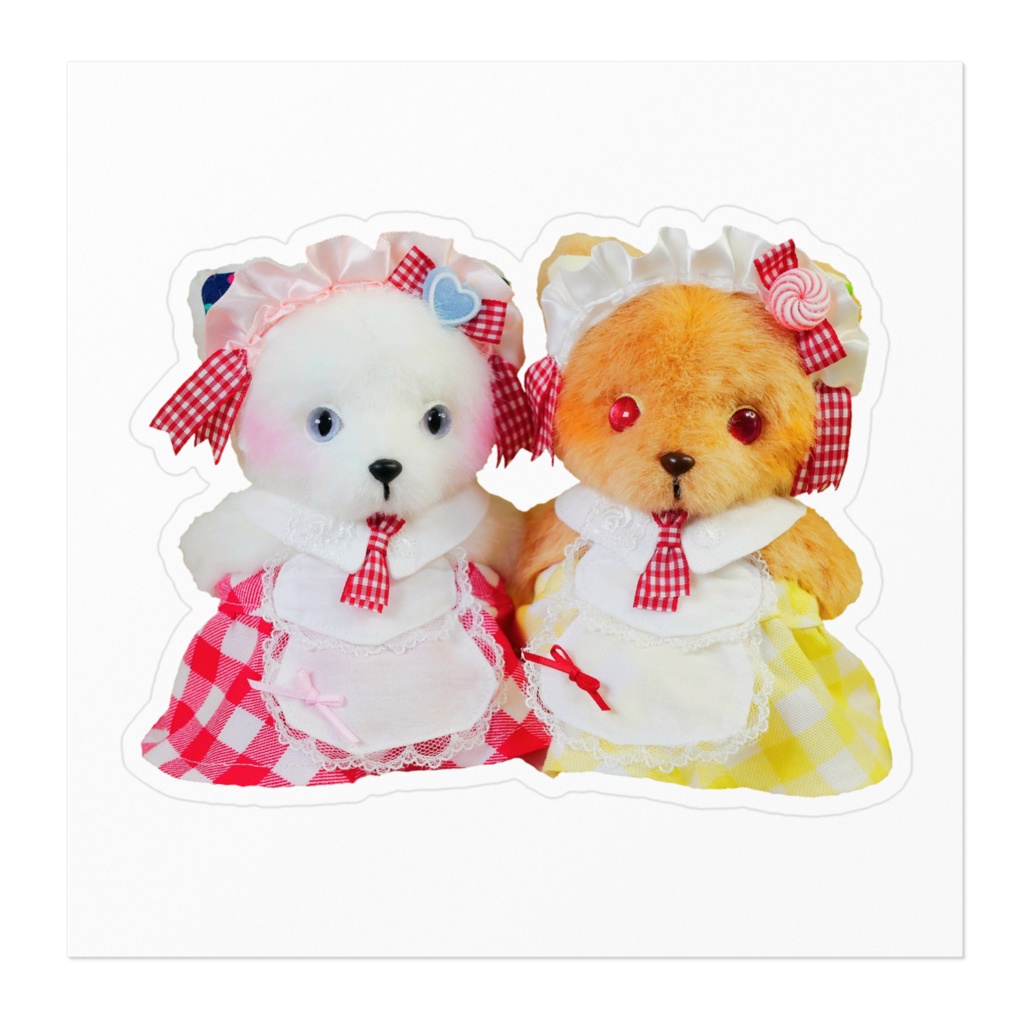 ウェイトレスねこさんのステッカー