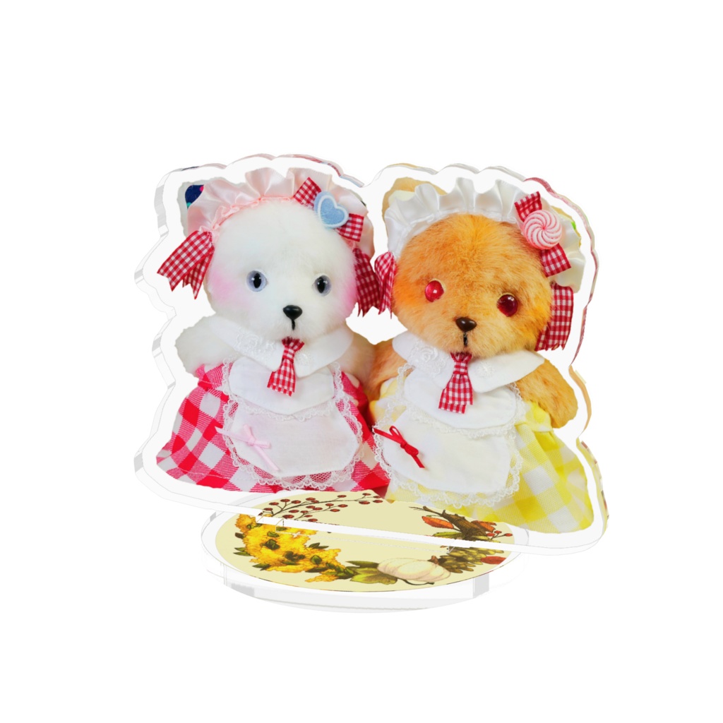 ウェイトレスねこさん達のアクリルスタンド